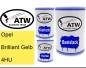 Preview: Opel, Brilliant Gelb, 4HU: 500ml Lackdose + 500ml Klarlack + 250ml Härter - Set, von ATW Autoteile West.